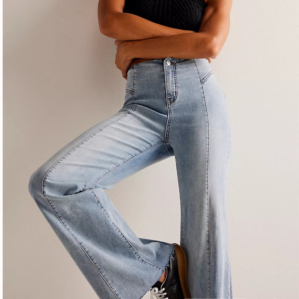 352. We the Free CRVY Wild Honey Denim